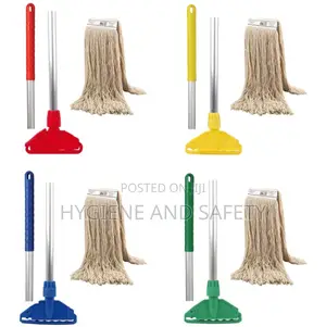 Color Coded Kentucky Mop Head + Handle + Clip