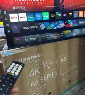 Uhd Hisense A6 Series Smart Tv 65 Inch With Remote Control