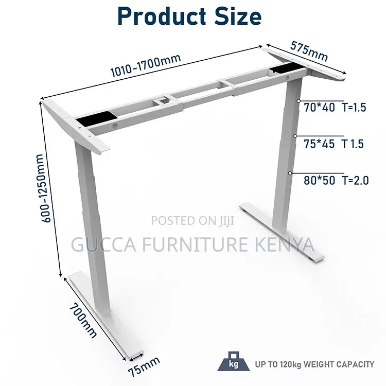 1400mm Electric Height Adjustable Office Table