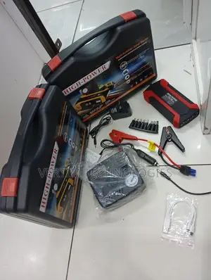 Rechargeable Battery 99800mah Jump Starter With Tire Inflator