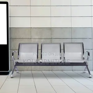 Office Bench; Three Seaters Steel Reception Airport School Bench