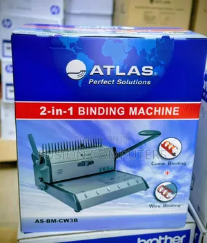 Atlas As-bm-cw3b 2-in-1 Binding Machine,