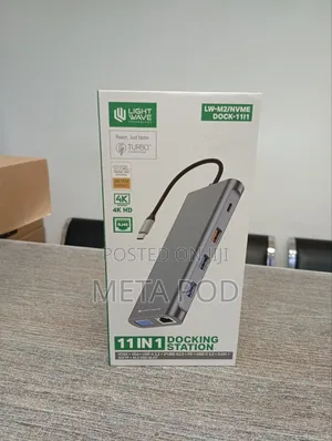 Lightwave Lw-M2/Nvme 11i1 Usb-C 11 in 1 Docking Station