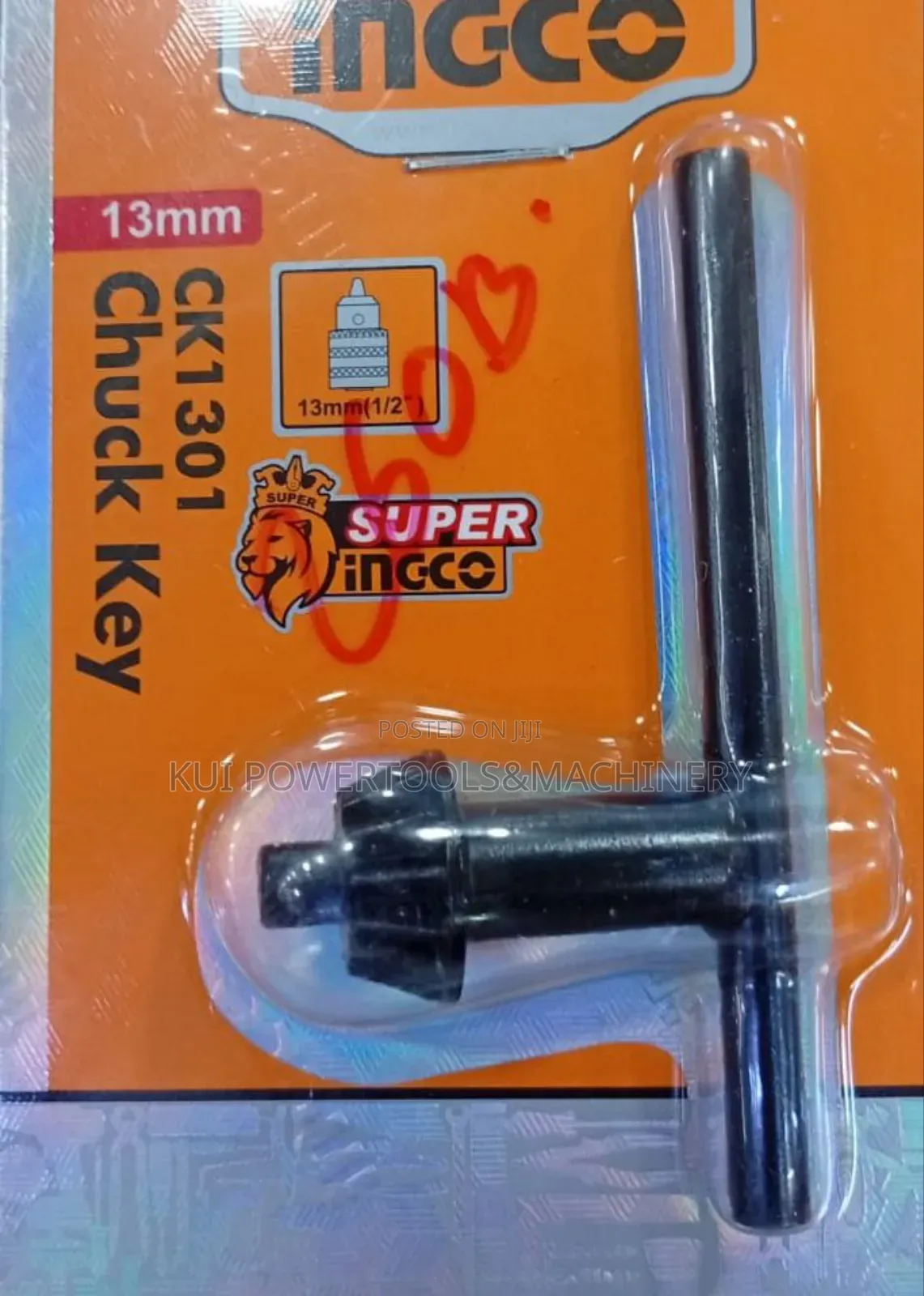 Ingco 13mm Chuck Key/ Chuck Key