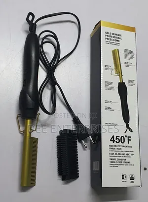 Golden Hot Comb Electric Heat Hair Straightener