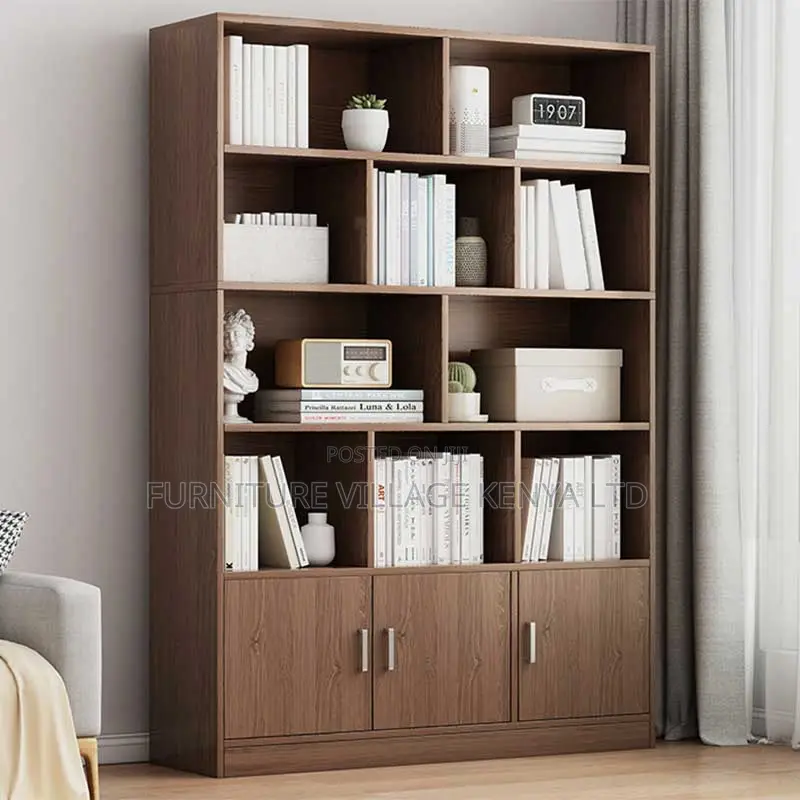 Office Bookshelf/Case;Closed Back Storage Office Bookcase