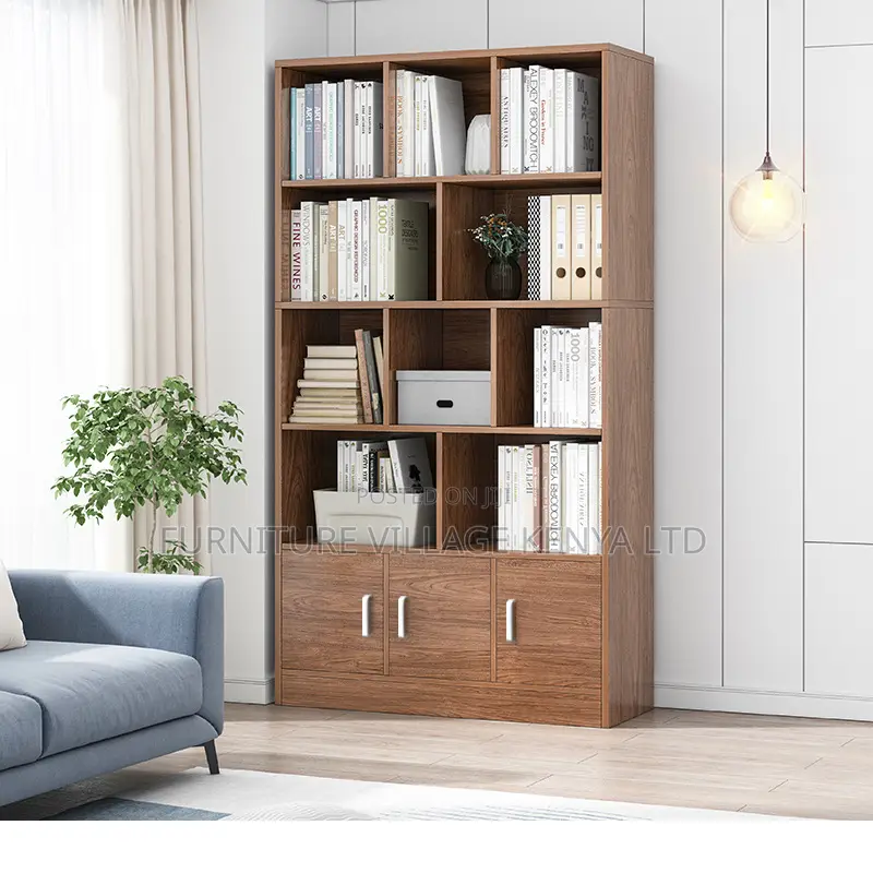 Office Bookshelf/Case;Closed Back Storage Office Bookcase
