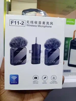 F11-2 Dual Mic System 2.4ghz Noise Reduction 50m Wireless