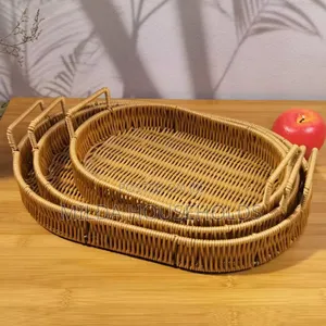 Rattan Multipurpose Basket.Material:Beech And Autumn Vine
