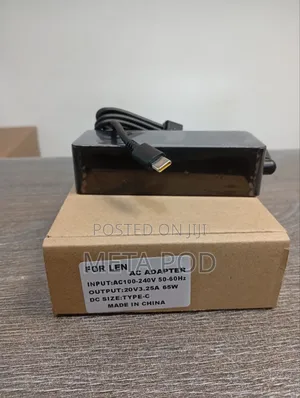 Lenovo 65w, 20v 3.25a Type C Ac Charger