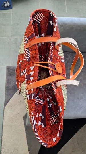 Sisal Kiondo Bags With Kitenge Touch