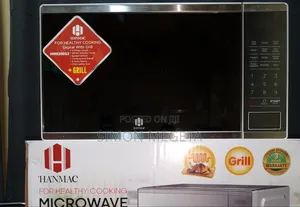 20l Silver Hanmac Digital Microwave With Grill 3year Warranty.