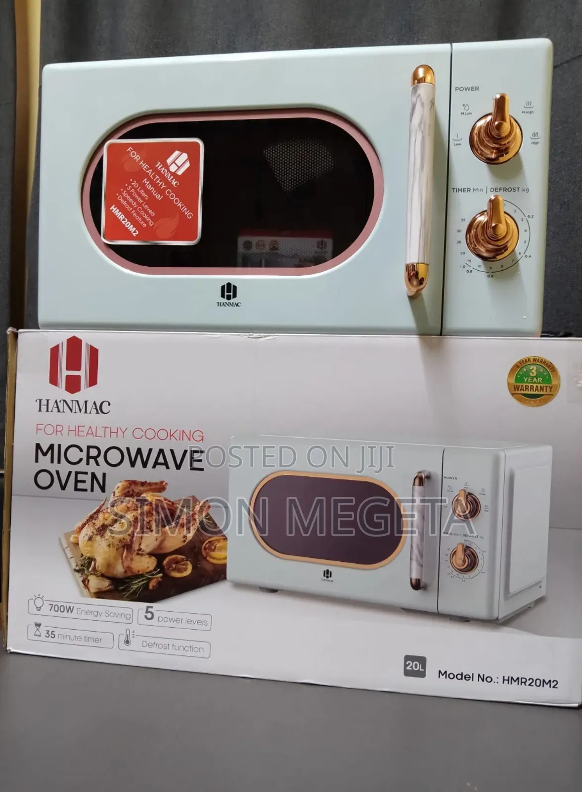 Hanmac 20l Manual Microwave (3 Years Warranty)
