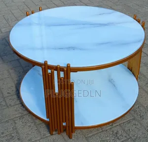 Marble Coffee Table White/Black