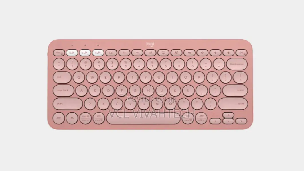 Logitech K380s Multi-Device Bluetooth Keyboard Tonal Rose