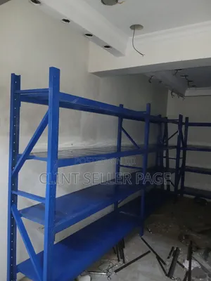 Blue Interlocking Shelves