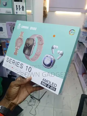 Crown Q500 Series 10 Smartwatch Hd Display for Ios Android