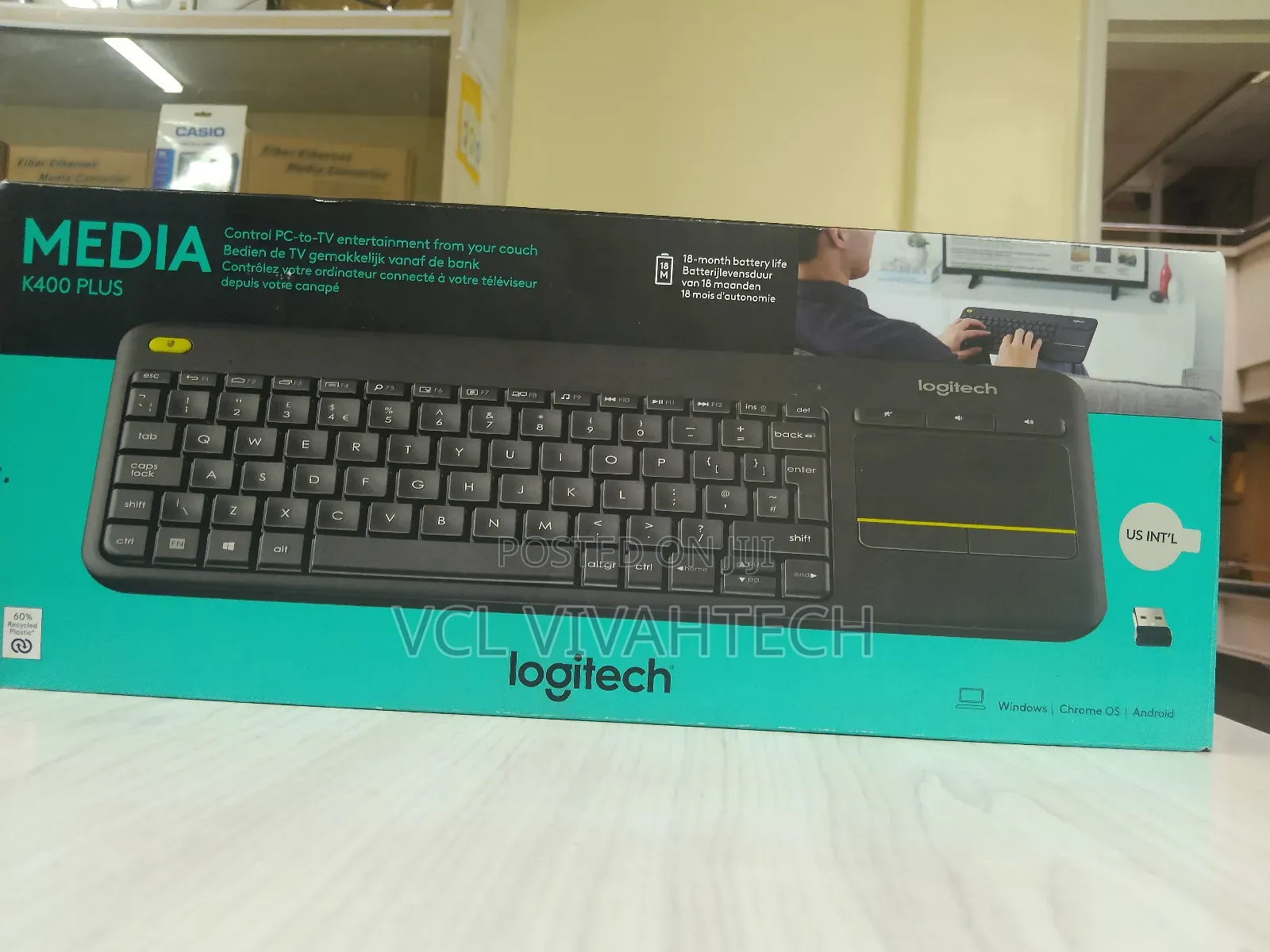 Logi K400plus Wireless Keybourd