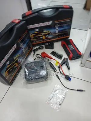 Portable Multi-Use 12v 99800mah Jump Starter With Tire Inflator