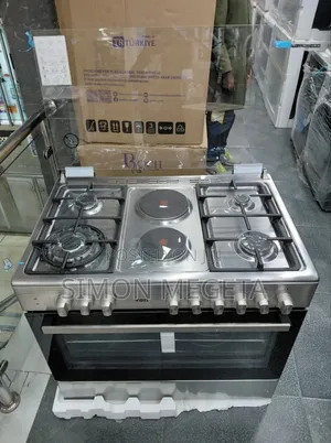 Von Cooker 90by60 4+2 Standing Cooker Full Oven (Vcf964271fsx)