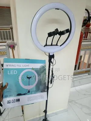 Qx360 14 Inch Led Ring Light for Makeup Video