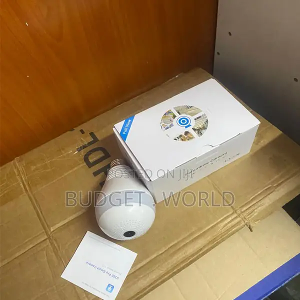 Smart Bulb Camera With Mobile App Control
