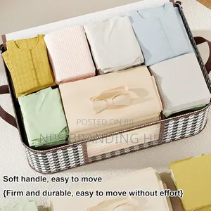 2in1 Foldable Large Cloth Organiser Storage Box S.A