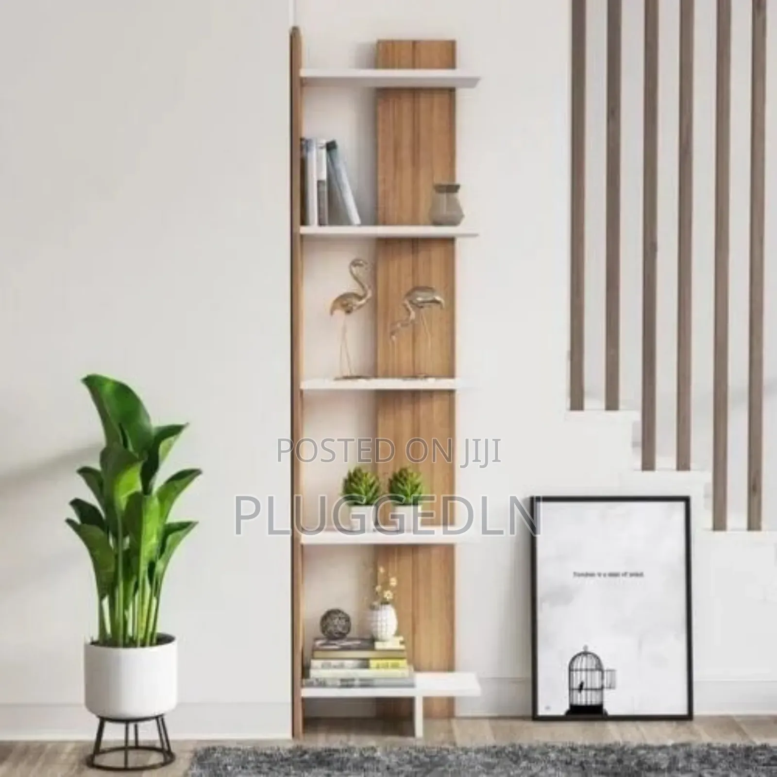 *Sly Corner Bookshelf / Décor Stand