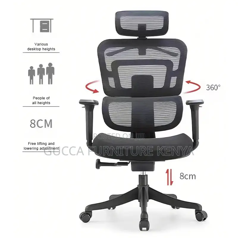 Executive High-back Orthopedic Mesh Office Seat