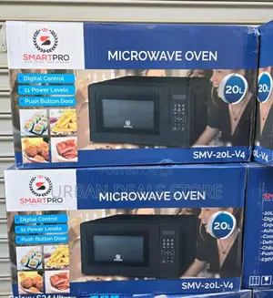 20 Litres Smart Pro Digital Black Microwave