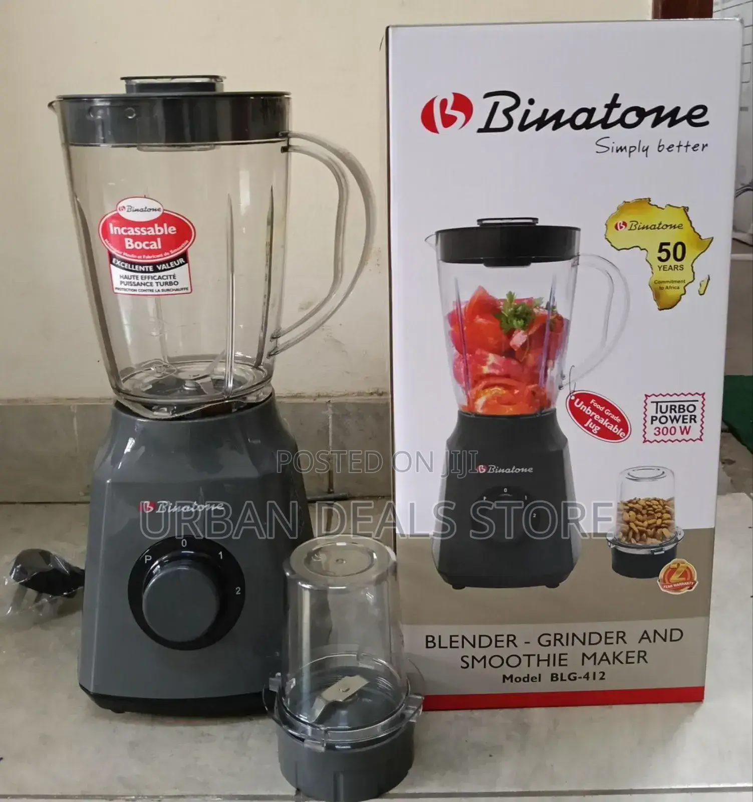 Binatone 2-in-1 Blender Grinder