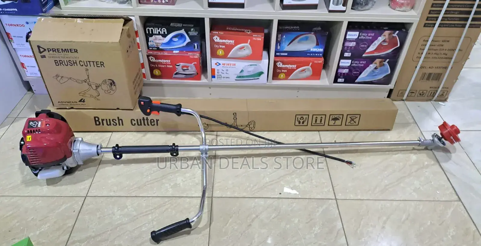 Premier Brush Cutter Side Bar Machine With Bush Chopper : 2 Stroke