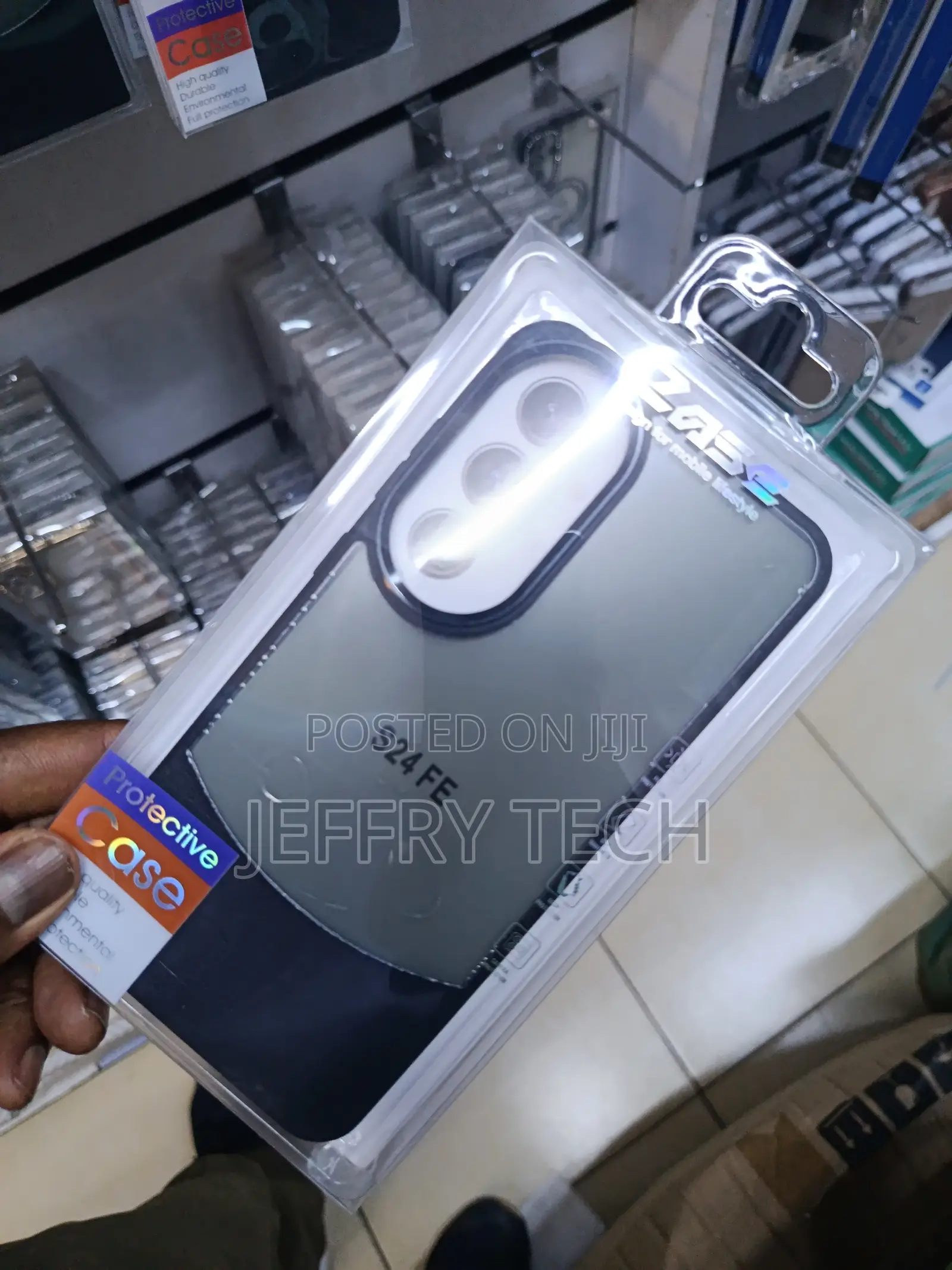 Copike Matte Case for Samsung Galaxy S24 Fe 2 in 1 Design