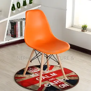 Bright Orange Eames Dining Chair – Elegant Comfortable