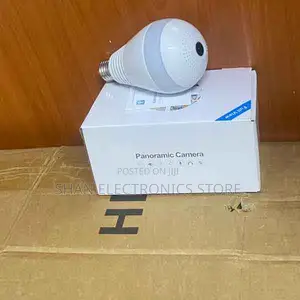 Bulb Home Cam Hd 1080p 360 Panoramic Wifi Camera Light Wireless Wifi