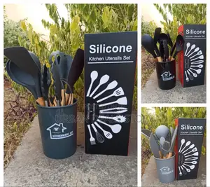 12 Pieces Silicone Spoons