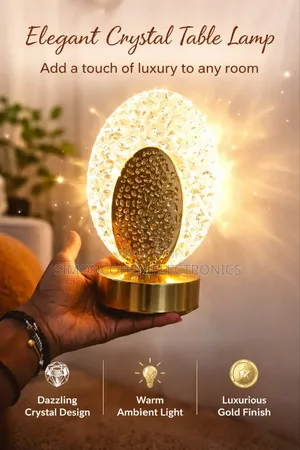 Elegant Crystal Table Lamp