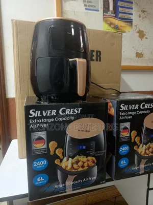 Extra Large 6 Litres Silver Crest Air Fryer 