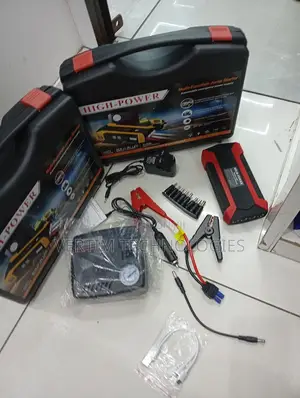 12v 99800mah Jump Starter for Car With Air Compressor Power Bank