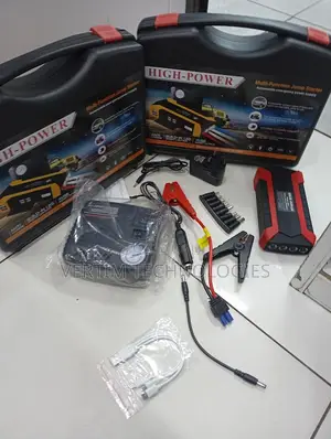 Emergency 12v 99800mah Car Jump Starter Air Compressor Pump
