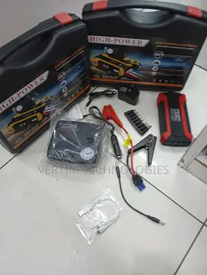 Heavy-Duty 12v 99800mah Car Jump Starter With Built-in Tire Inflator