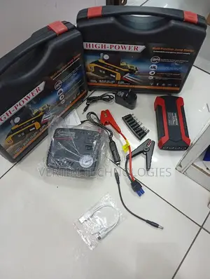 Multi-Purpose 12v 99800mah Jump Starter With Air Compressor Pump