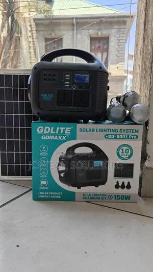 Portable Solar Lighting System Power Bank. Gd/-9001 Pro Ac Output
