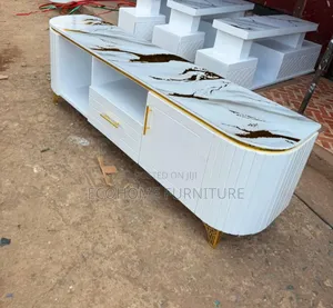 Oval Tv Stand Marble Top