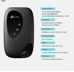 Tp-link M 7200 4G LTE Portable Mobile Wifi Router.