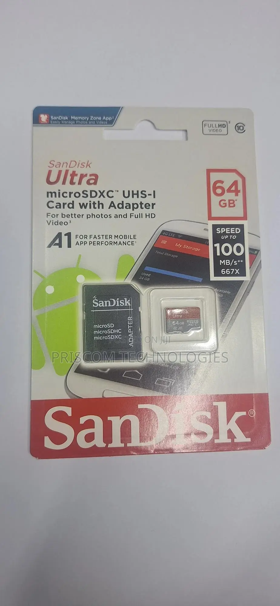 64gb Memory Card Microsd Card With Memory Reader Adapter