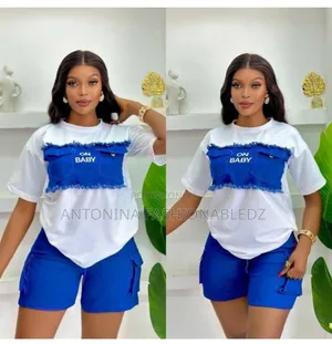 Ladies Nice 2pcs Top and Short
