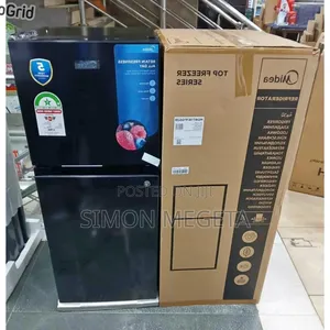 New Midea 127 Litres Double Door Fridge Available