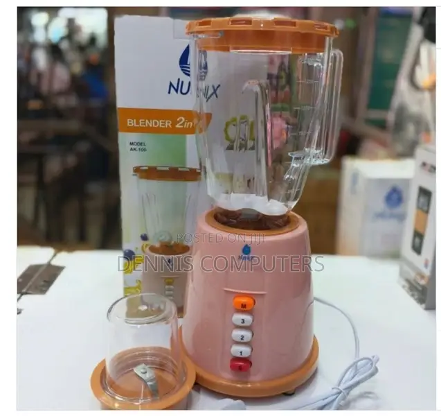 Nunix Ak-100 - 2 in 1 Blender With Grinding Machine