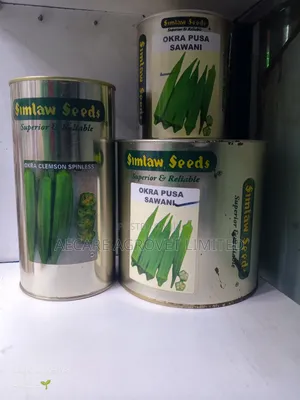 Okra Seeds 25g, 50g 100g, 250g, 500g, 1kg Pusa Sawani, Clemson